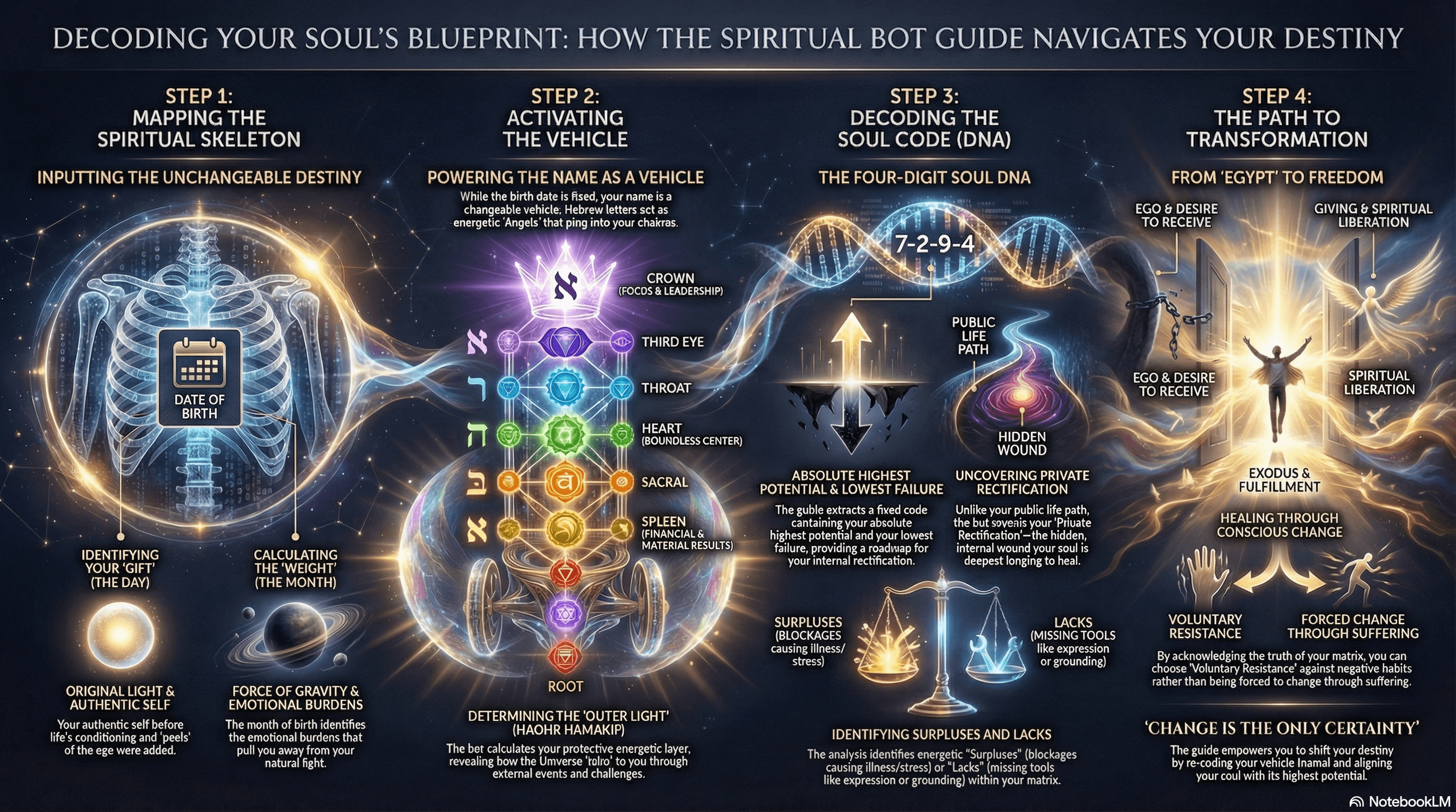 Illustration of Daneel decoding your soul's numerology blueprint